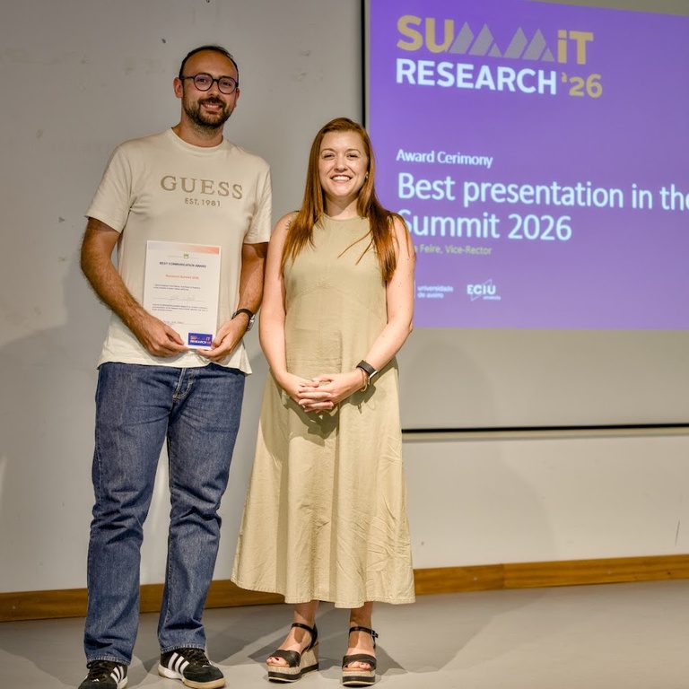 José Marques Cação distinguido com o Prémio de Melhor Comunicação no Research Summit 2026
