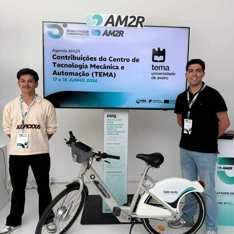 Investigadores do TEMA participam no evento final da Agenda AM2R e apresentam protótipo de bicicleta inteligente